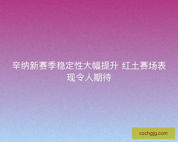 辛纳新赛季稳定性大幅提升 红土赛场表现令人期待